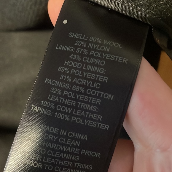 Coach wool coat, XS - Picture 9 of 9